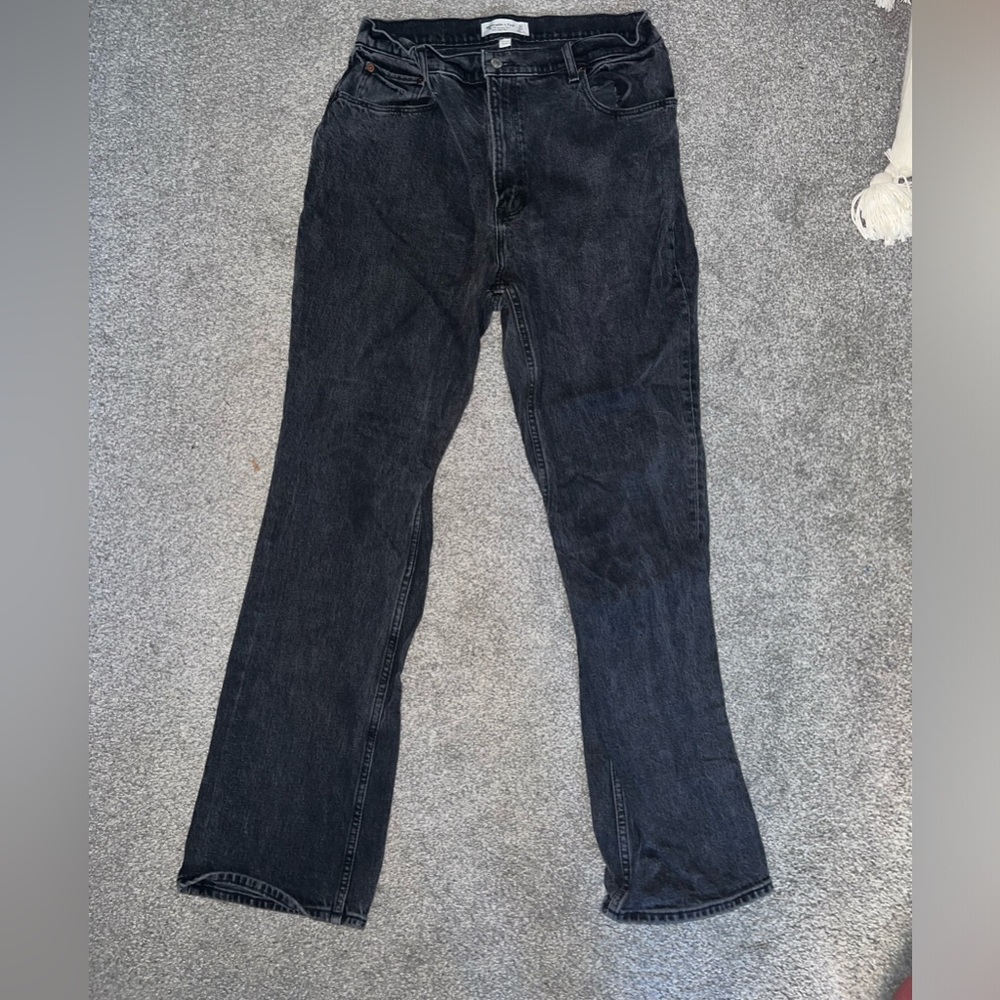 Abercrombie & Fitch Black Flare Jeans